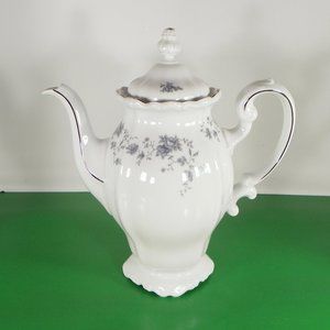 Haviland BLUE GARLAND 6-Cup Coffee Pot with Lid